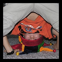 Pic of upside down Jester Tony